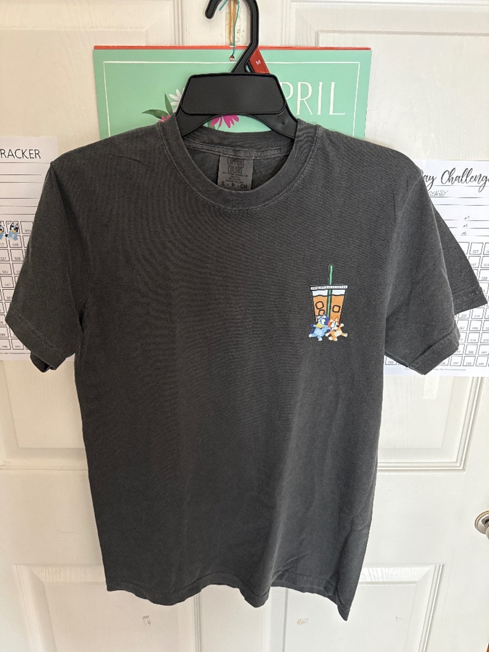 Cute coffee bluey shirt